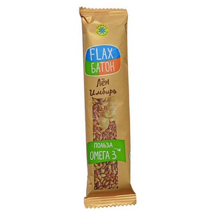 Батончик льняной FLAX Имбирь