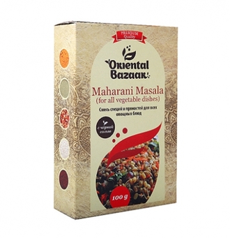 Смесь специй Maharani Masala для всех овощных блюд Shri Ganga