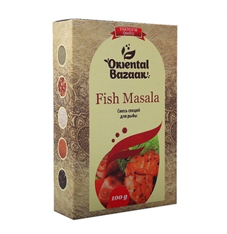 Смесь специй Fish Masala для рыбы Shri Ganga