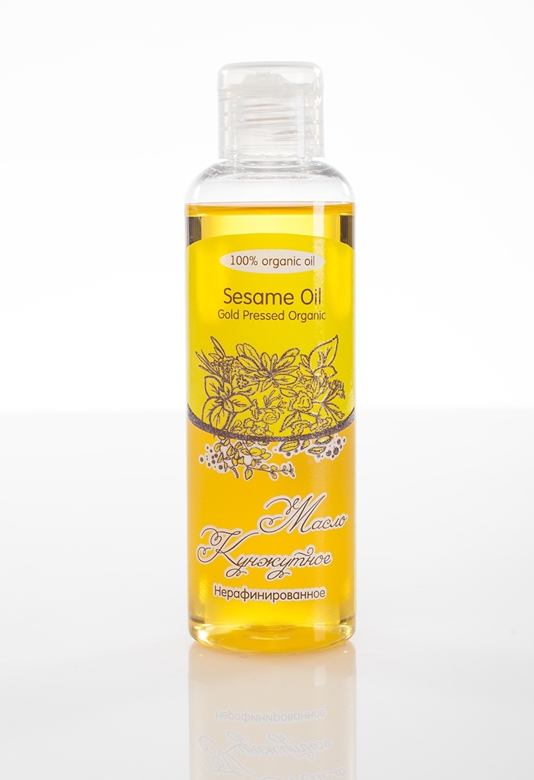 Масло КУНЖУТНОЕ Seasame Oil Gold Pressed Organic нерафинированное, органик