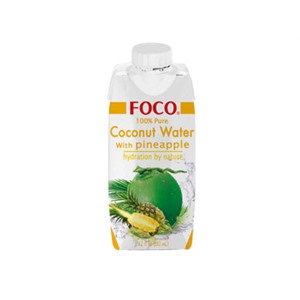 Кокосовая вода с соком ананаса "FОСО" З30 мл, Tetra Pak