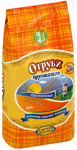 Отруби Пшеничные хрустящие "Диадар" 200 г.
