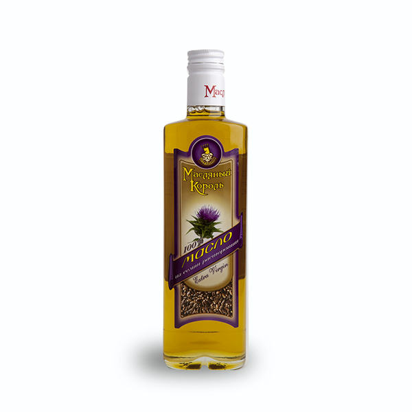 Семян расторопши масло "Масляный Король", 350ml (стекл.)