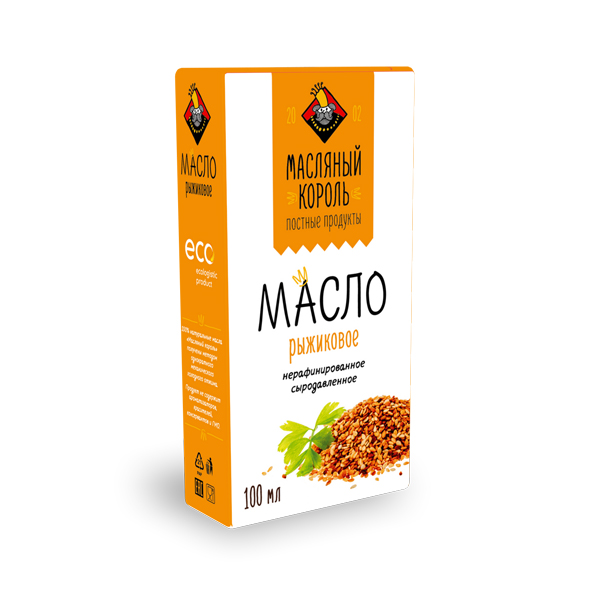 Рыжиковое масло "Масляный Король", 100ml (стекл.)