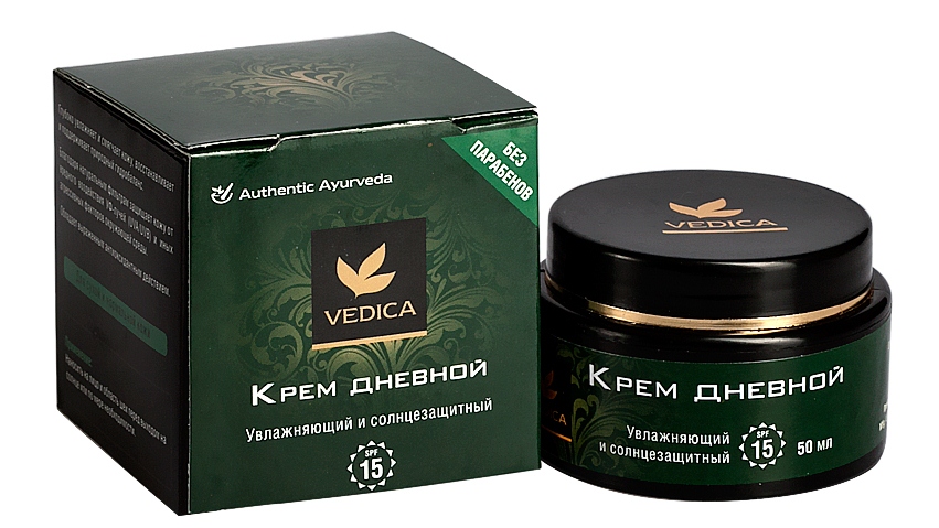 Крем для лица Veda Vedica дневной солнцезащитный с SPF 15 - 50 гр