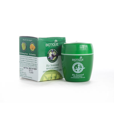 BIOTIQUE гель для кожи вокруг глаз для снятия усталости БИО ВОДОРОСЛИ