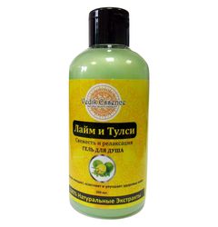 Гель для душа Vedik Essence Лайм и Тулси, 200мл