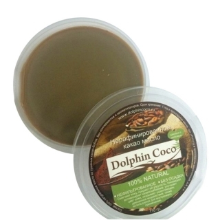 Какао-масло светлое Dolphin Coco, 110 гр