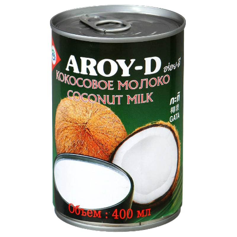 Кокосовое молоко AROY-D 60%. 400 мл. ж/б