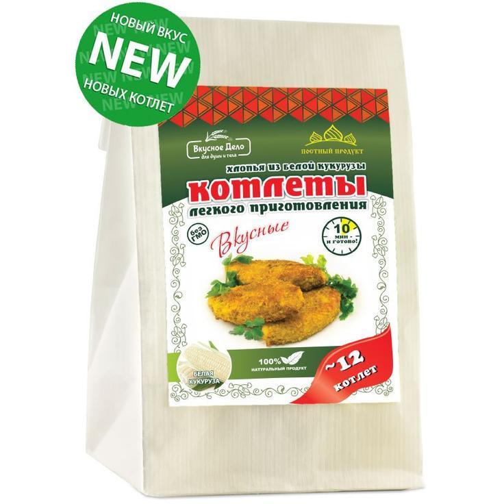Котлеты из белой кукурузы с асафетидой и специями  230г