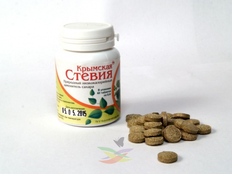 Стевия таблетированная, 60 шт * 0,4г
