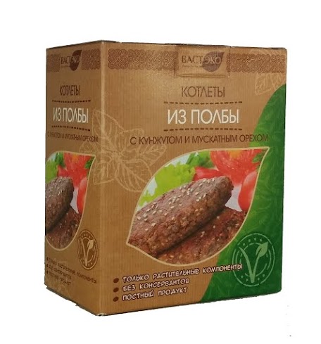 Котлеты из полбы с кунжутом и мускатным орехом, 200г