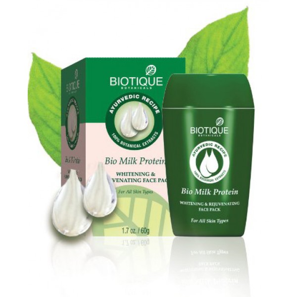 BIOTIQUE омолаживающая осветляющая маска с молочным протеином  BIO MILK PROTEIN 50 г
