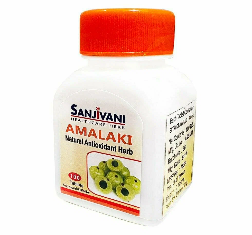 Амалаки, 100 таб, Sanjivani 500 мг